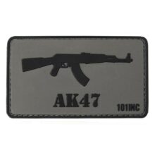 Patch 3D AK-47 - sivý