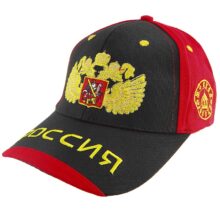 Šiltovka RUSSIA – červeno - čierna