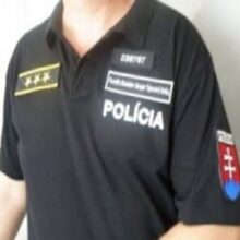 Polokošeľa POLÍCIA - čierna