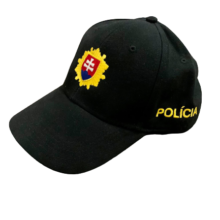Šiltovka POLÍCIA SR so znakom - čierna