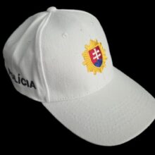 Šiltovka POLÍCIA SR so znakom - biela