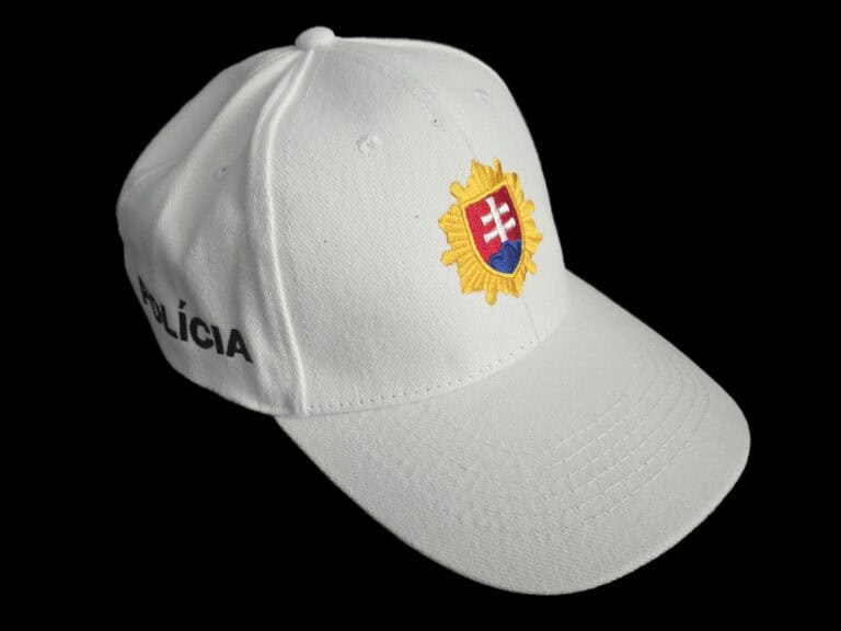Šiltovka POLÍCIA SR so znakom - biela