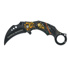 Nôž zatvárací tréningový karambit ALBAINOX MA 18881-A 3D Skull